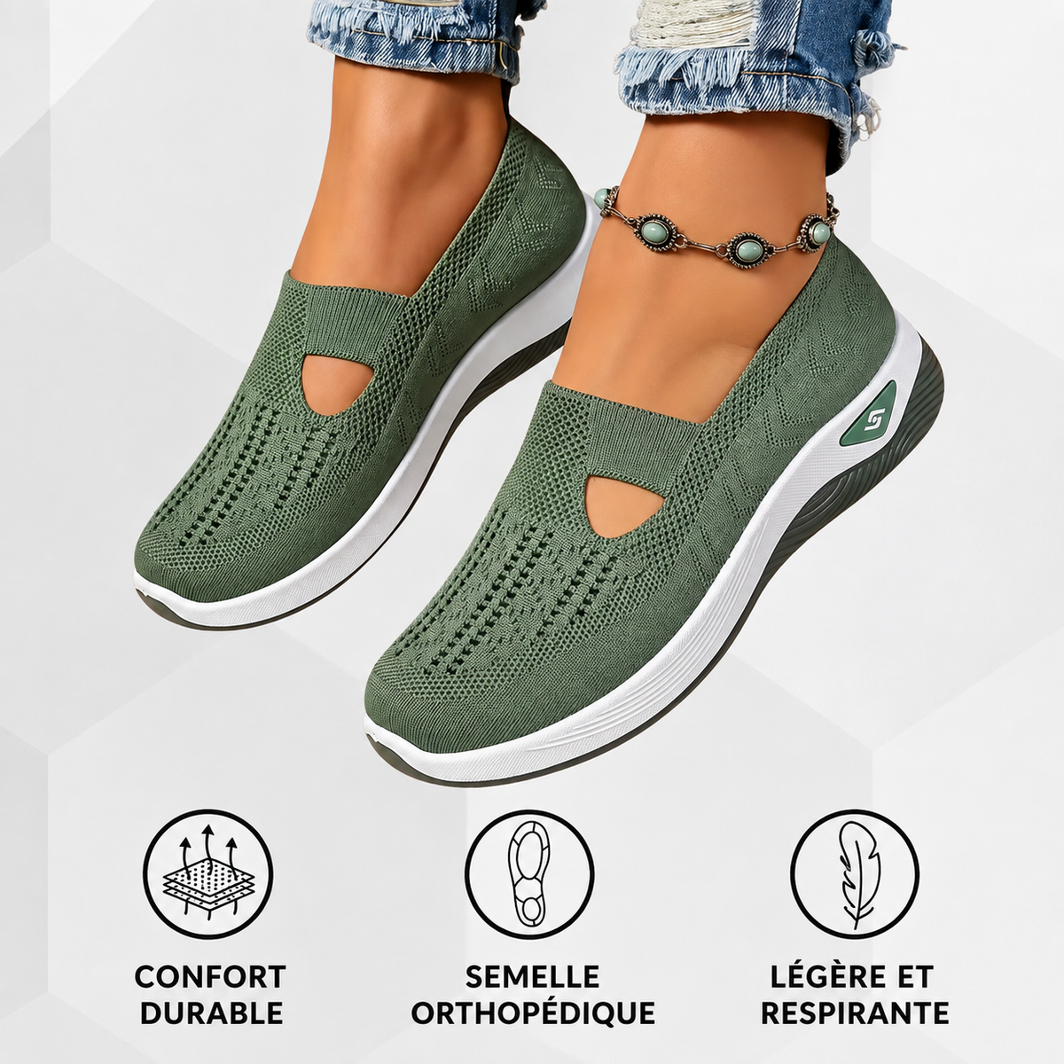 AZELIA | Zapatos ortopédicos sin cordones para una comodidad máxima