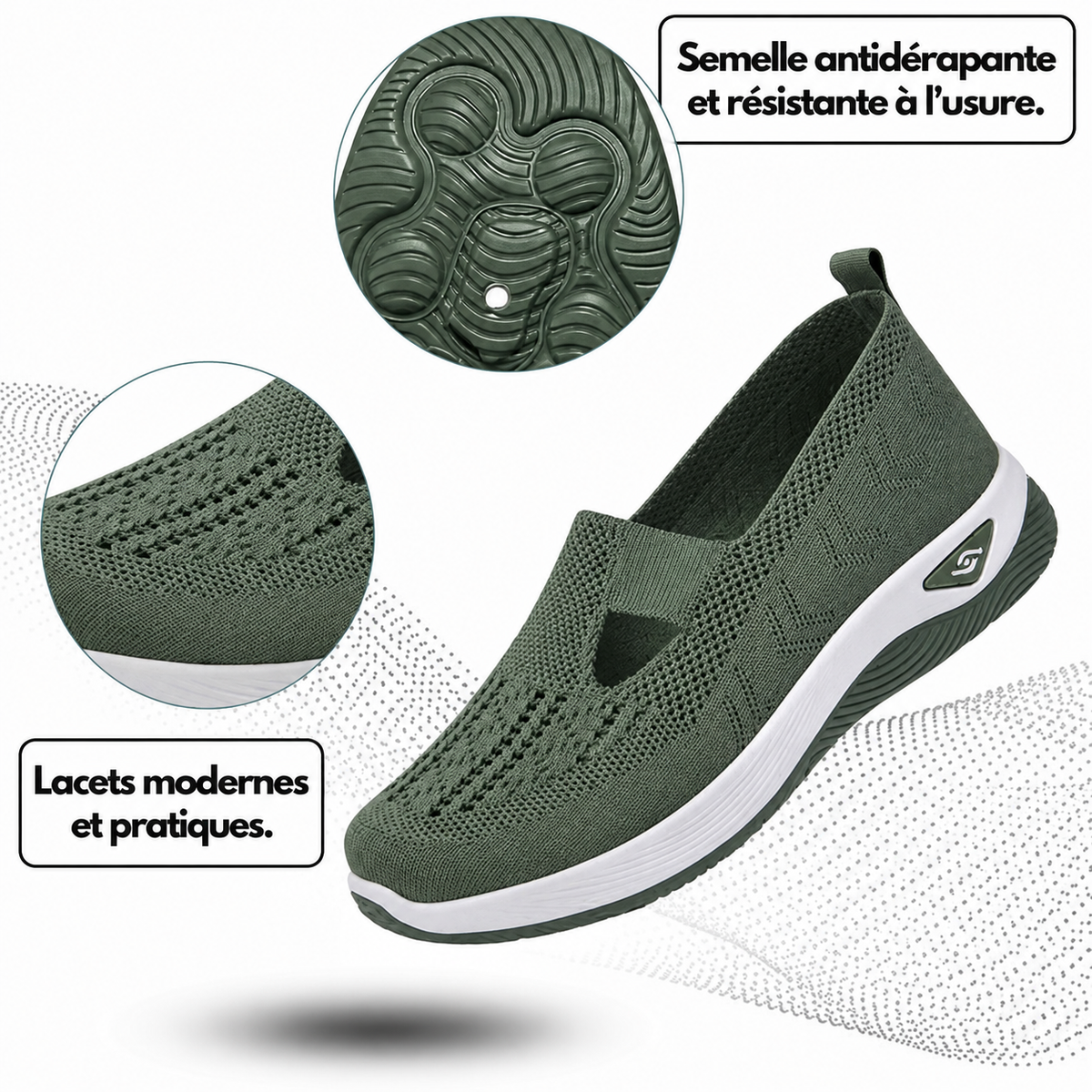 AZELIA | Zapatos ortopédicos sin cordones para una comodidad máxima
