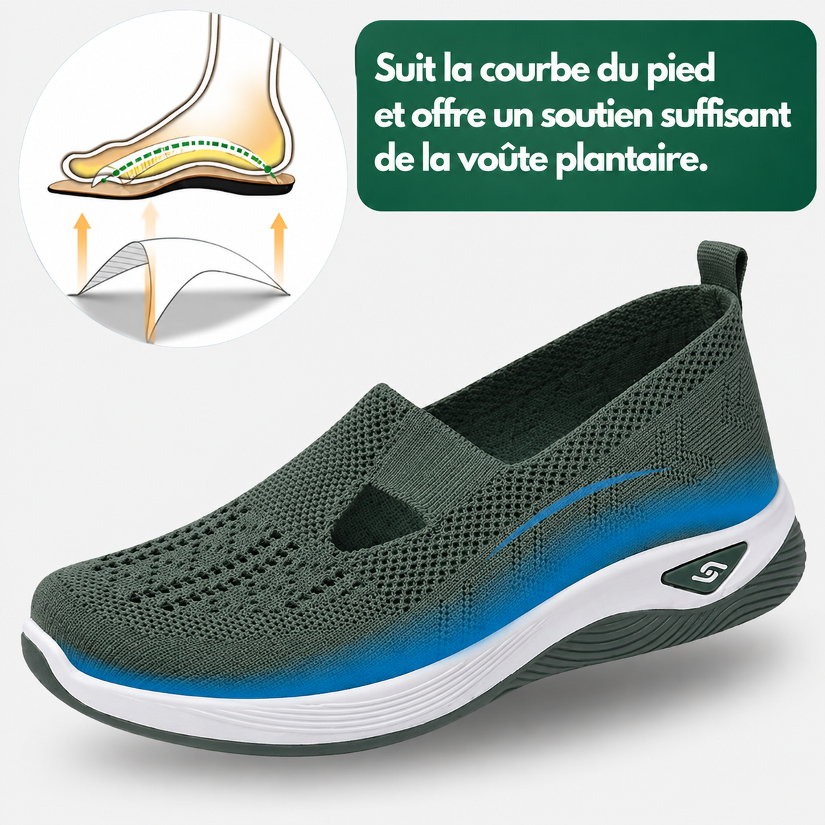 AZELIA | Zapatos ortopédicos sin cordones para una comodidad máxima