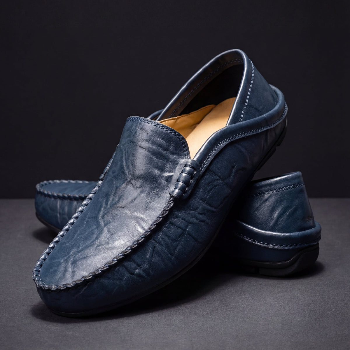 Mocasines de piel
