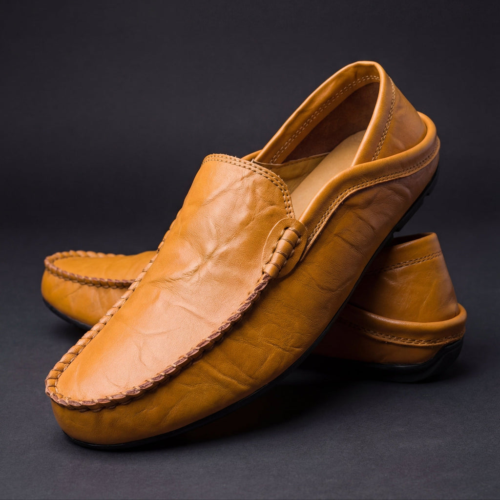Mocasines de piel